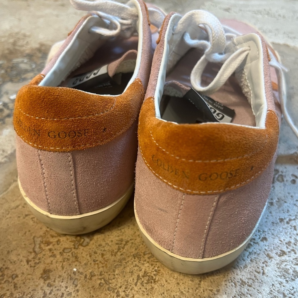 Golden Goose Super Star NWOT size 40 Pink/rust/silver - Picture 4 of 8